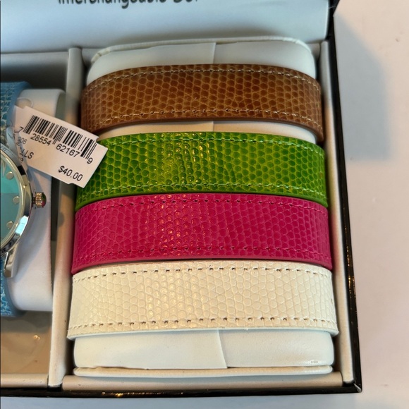 NEW Bay Studio Palm Tree Watch Interchangeable Set - Picture 4 of 6